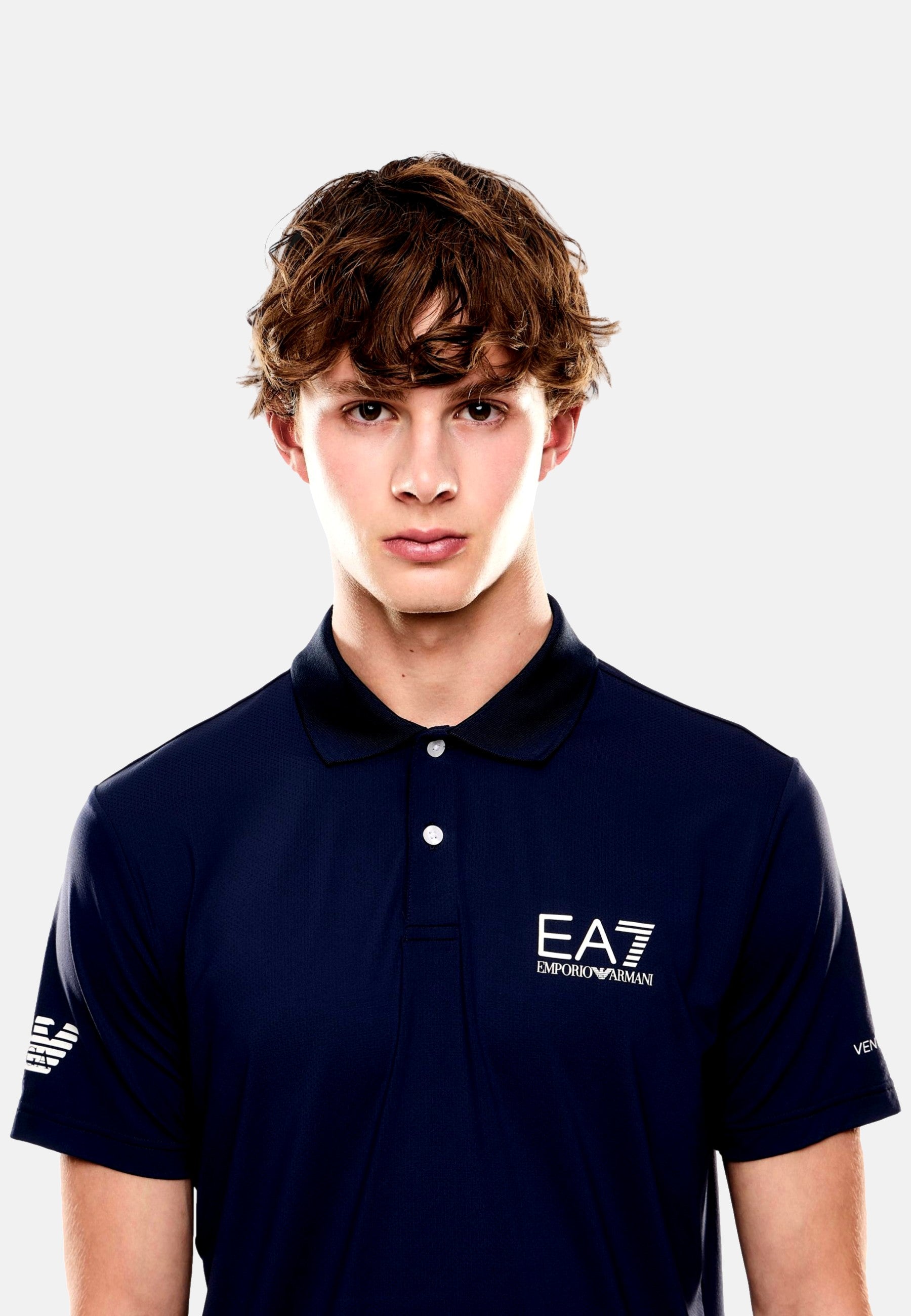 EA7 Emporio Armani Kurzarmshirt mit Polokragen