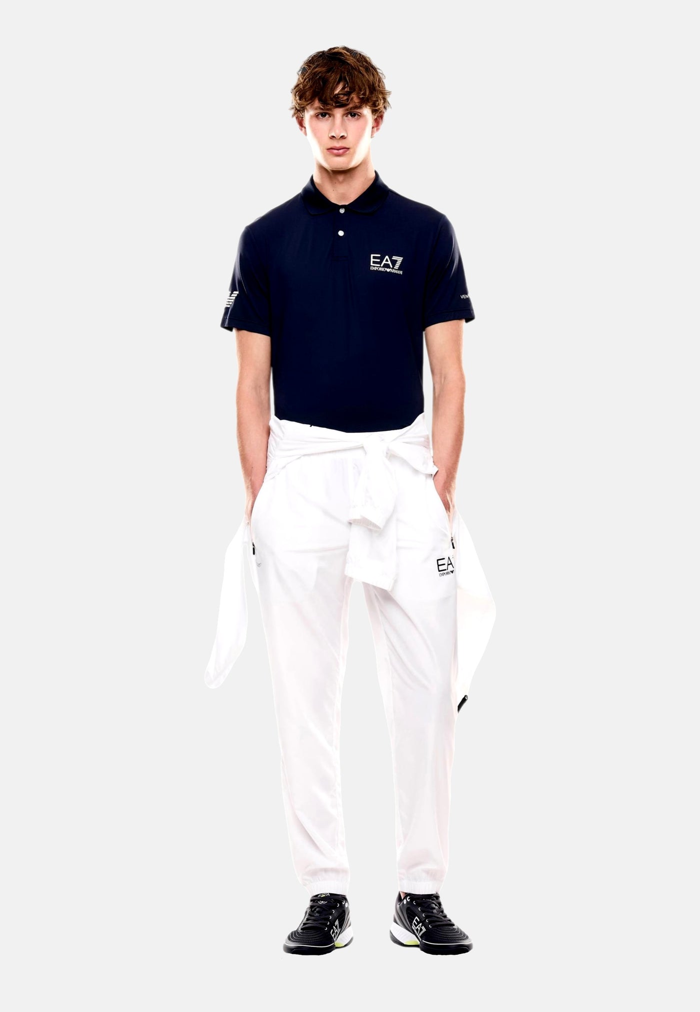 EA7 Emporio Armani Kurzarmshirt mit Polokragen