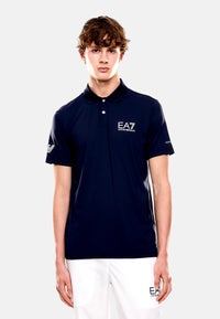 EA7 Emporio Armani Kurzarmshirt mit Polokragen