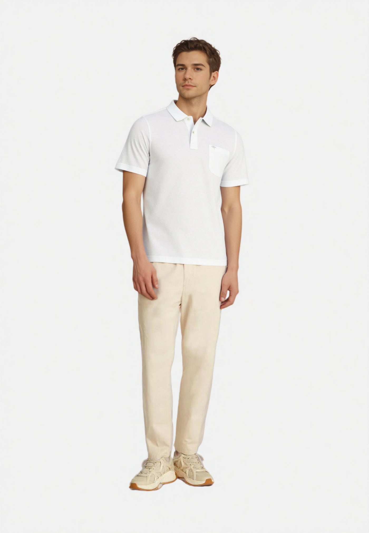 Fynch-Hatton Kurzarmshirt mit Polokragen