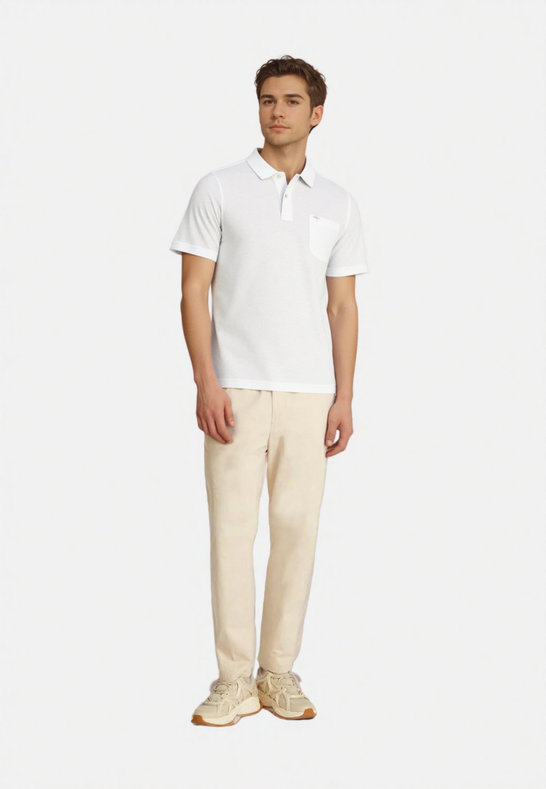 Fynch-Hatton Kurzarmshirt mit Polokragen