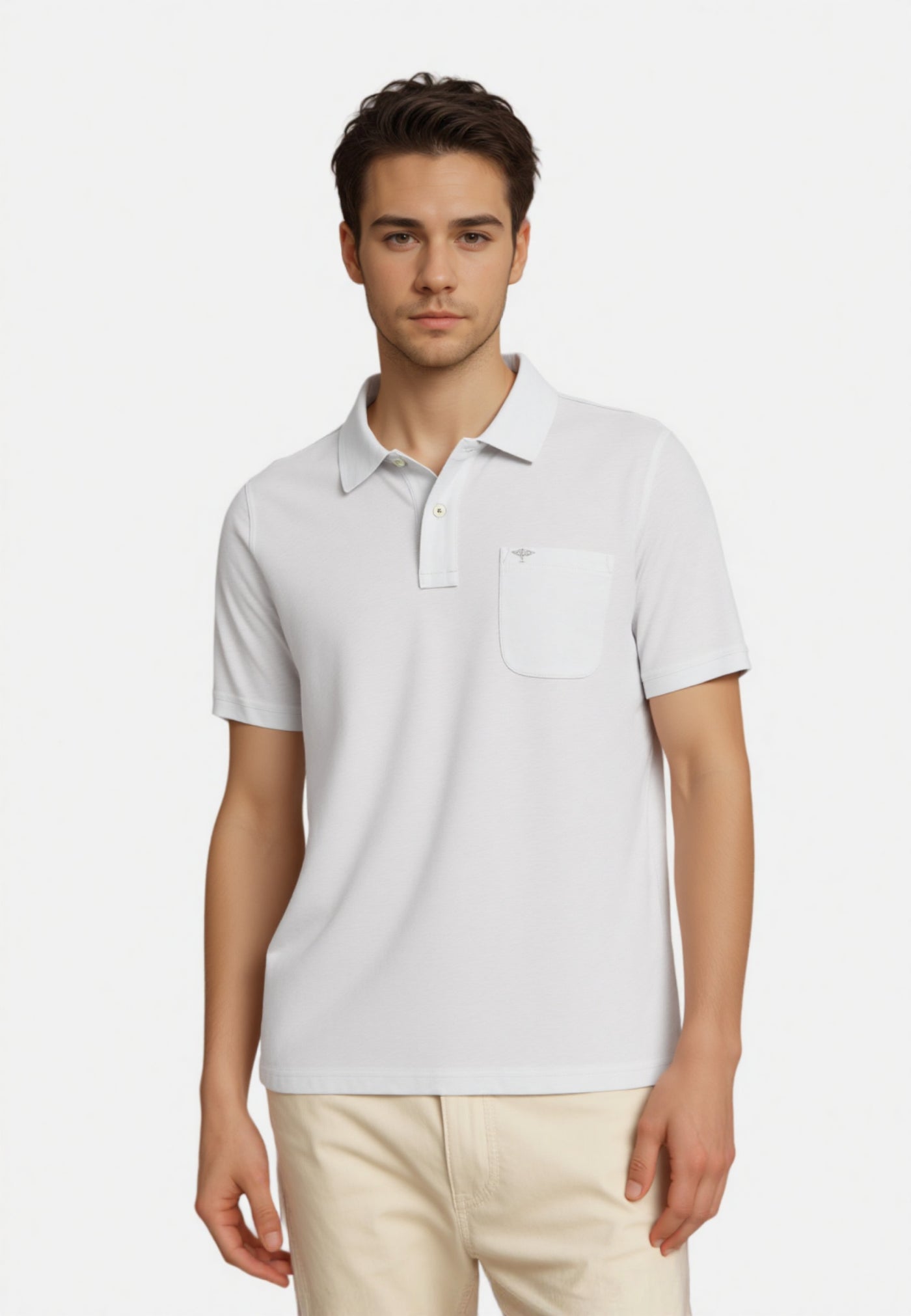 Fynch-Hatton Kurzarmshirt mit Polokragen
