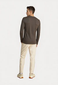 U.S. POLO Langarmshirt mit Rundhalsausschnitt R-Neck