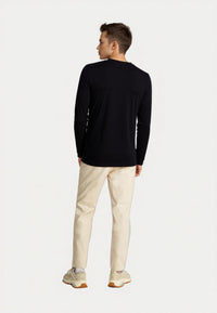 U.S. POLO Langarmshirt mit Rundhalsausschnitt R-Neck