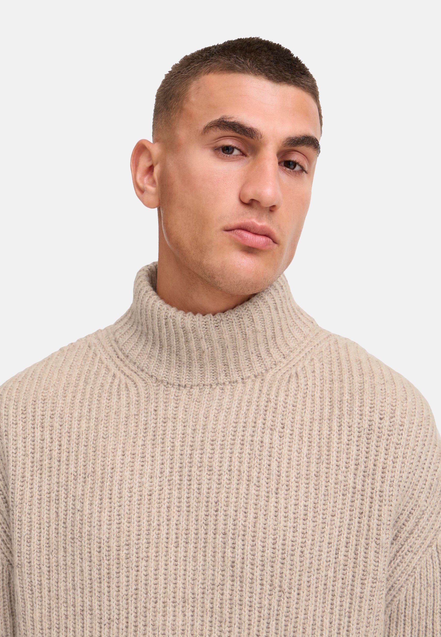 !Solid STILES Strickpullover R- Neck