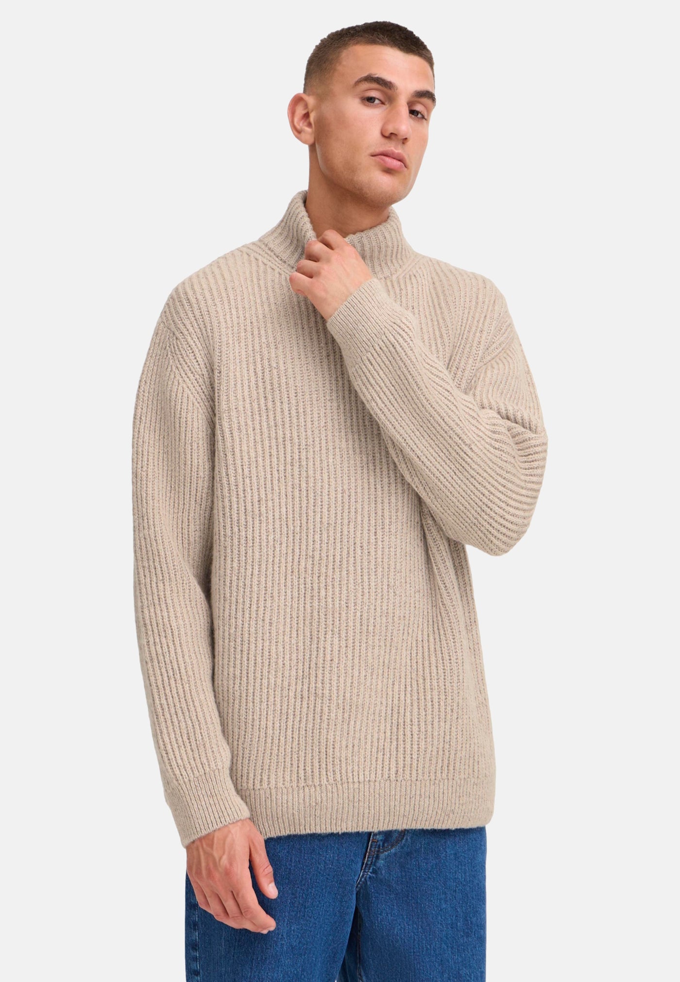 !Solid STILES Strickpullover R- Neck