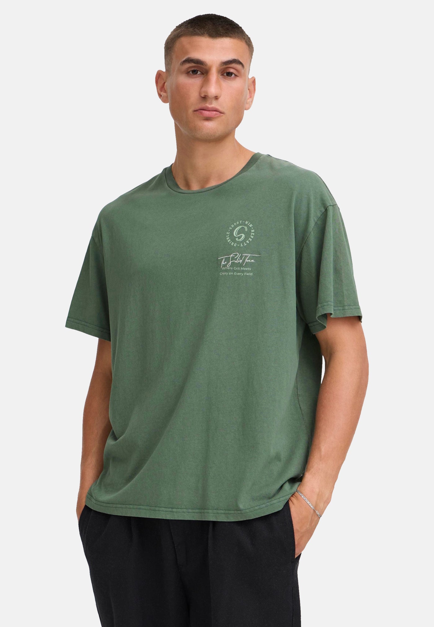 !Solid SULLIVAN Kurzarmshirt