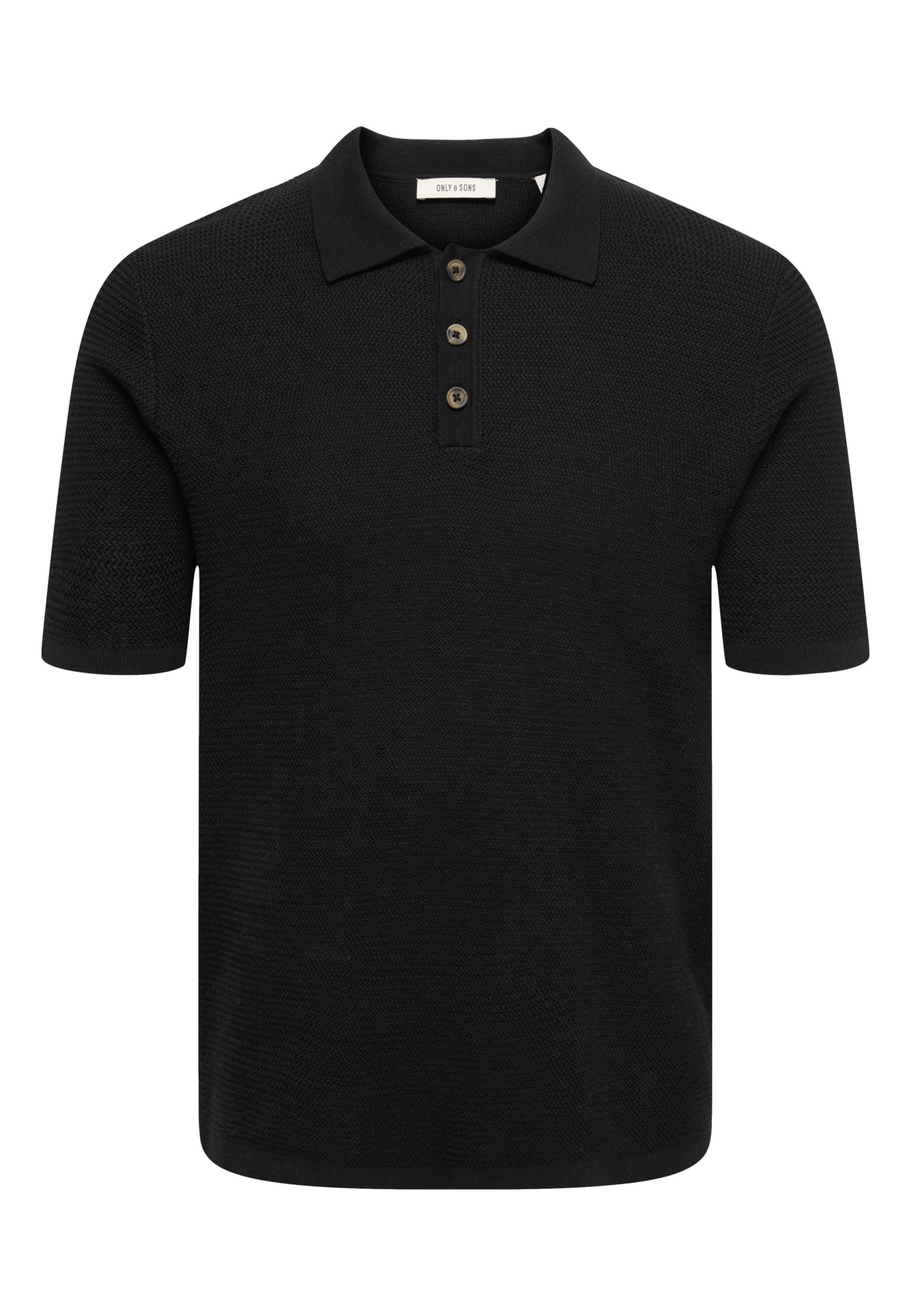 Only & Sons Eric Kurzarmshirt mit Polokragen gestrickt
