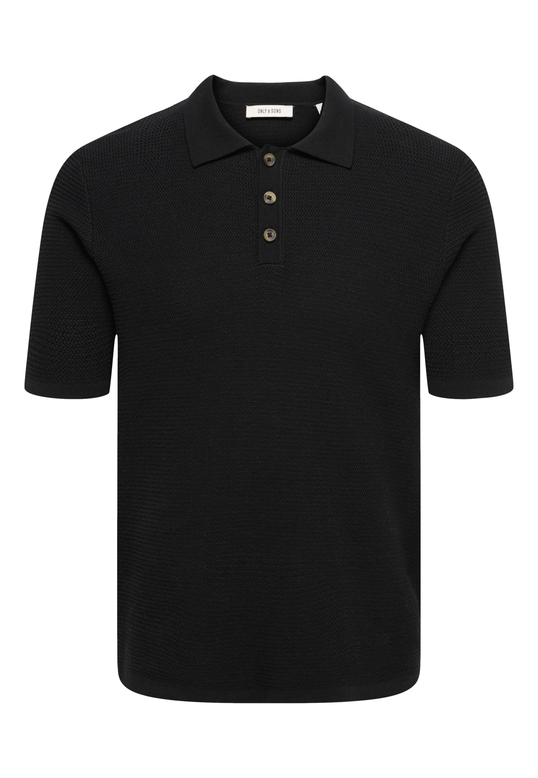 Only & Sons Eric Kurzarmshirt mit Polokragen gestrickt