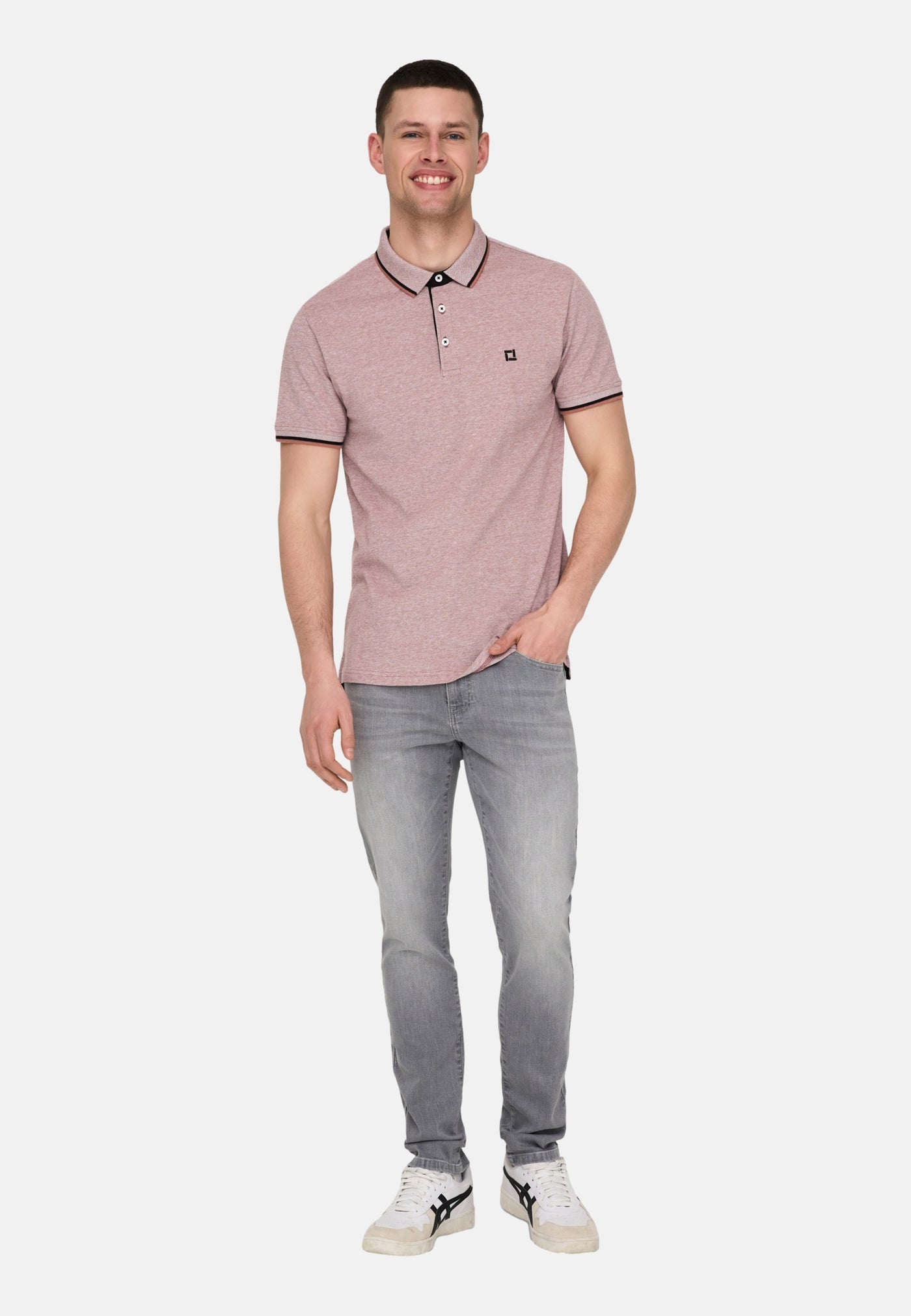 Only & Sons Fletcher Kurzarmshirt mit Polokragen