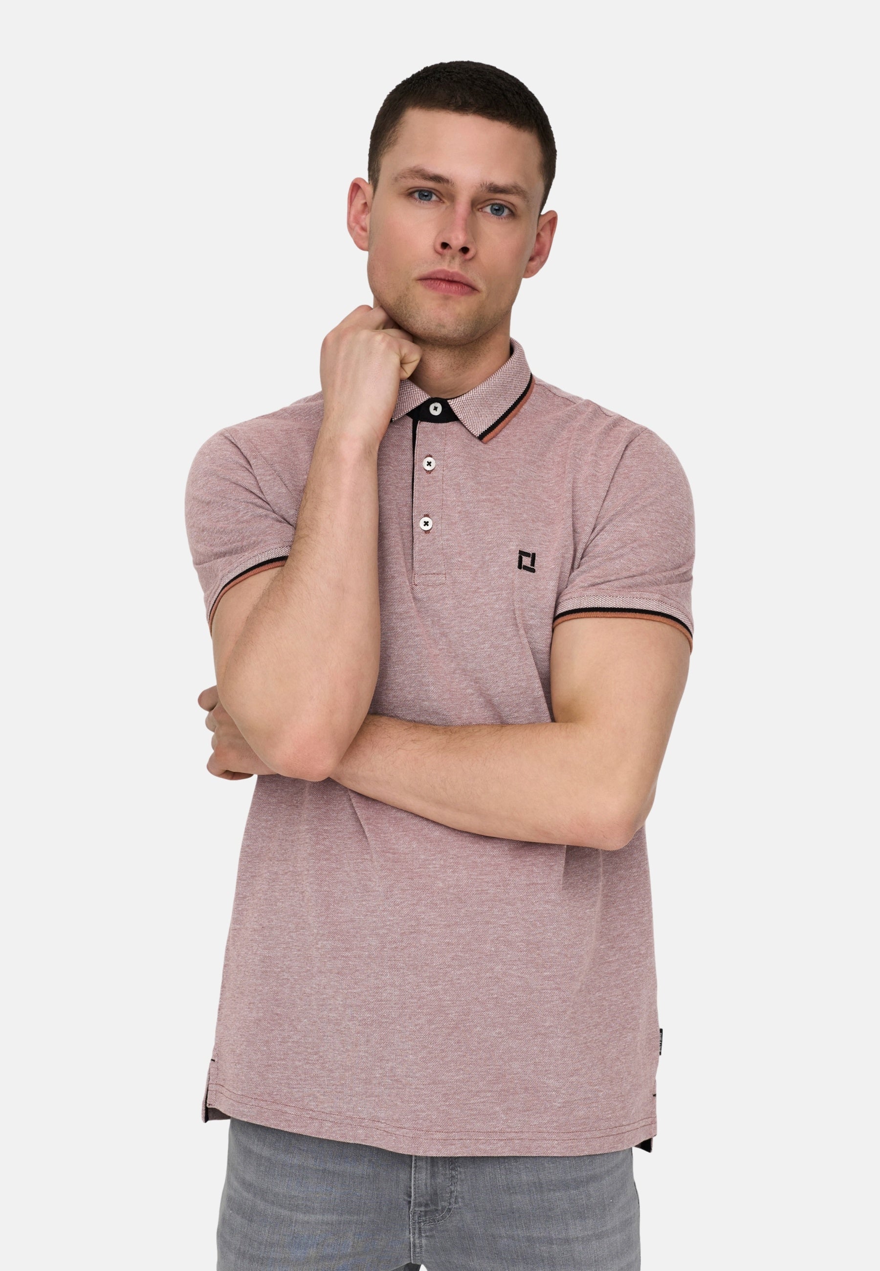 Only & Sons Fletcher Kurzarmshirt mit Polokragen