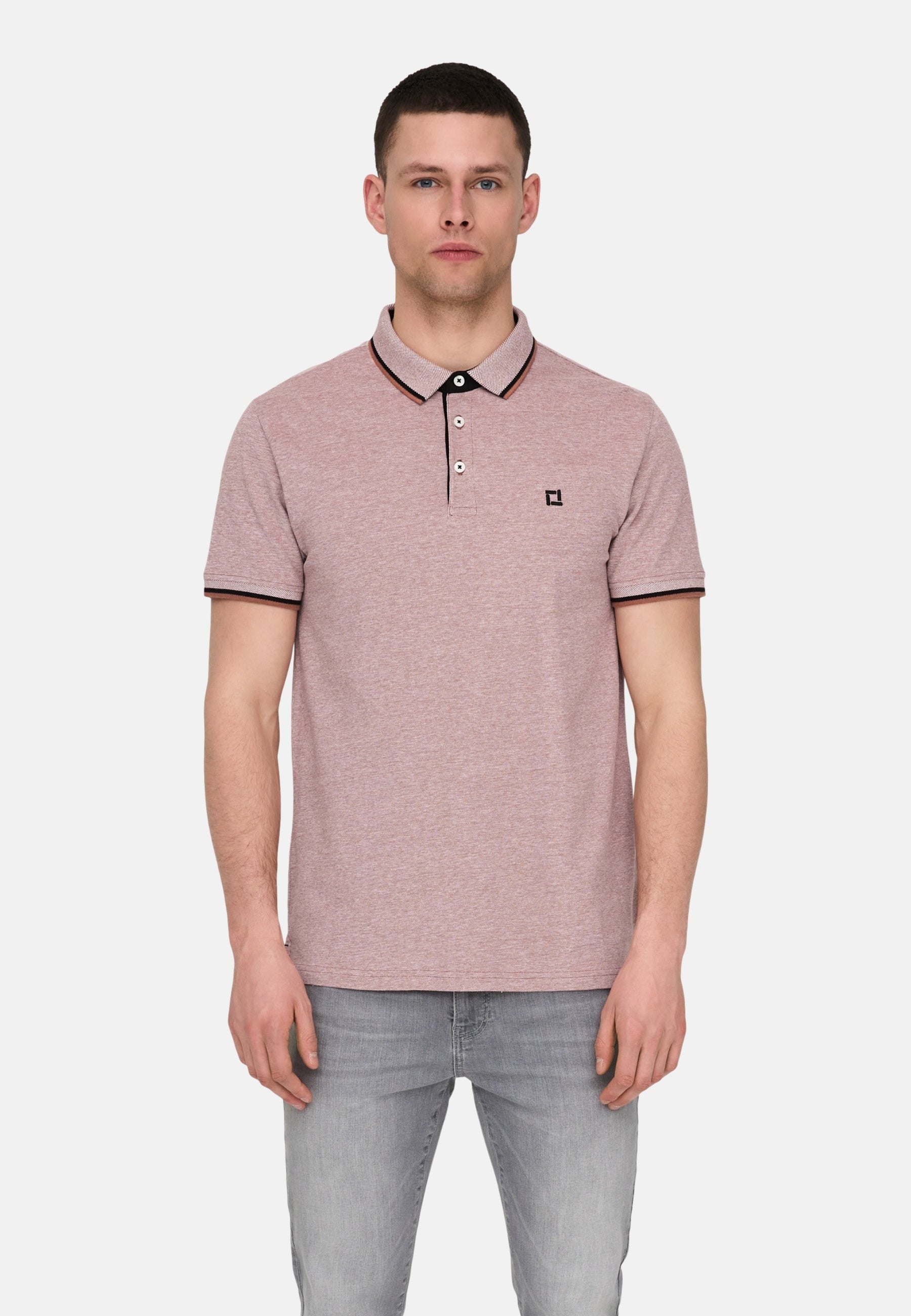Only & Sons Fletcher Kurzarmshirt mit Polokragen