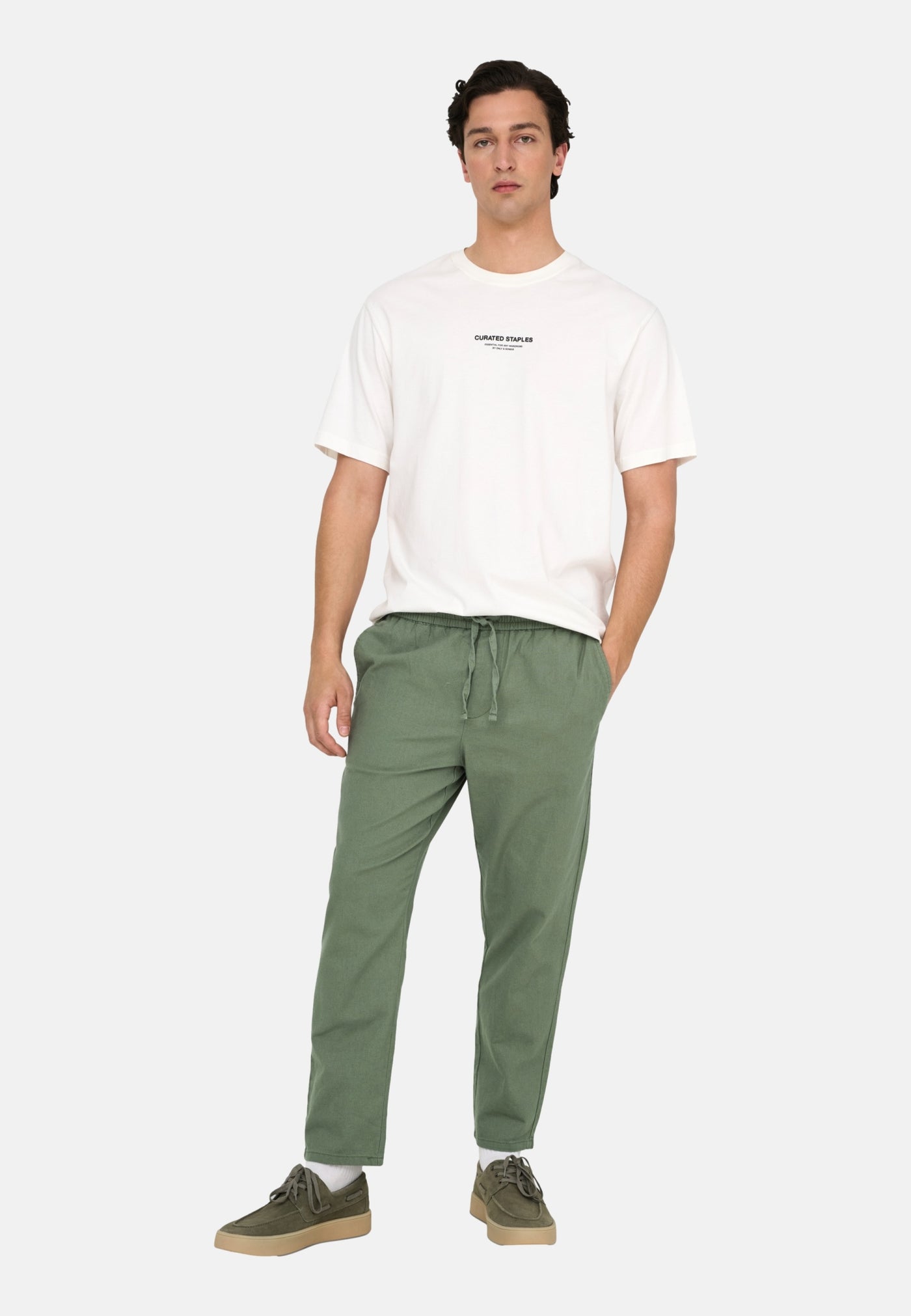 Only & Sons Linus Crop 0007 lange Jogginghosen