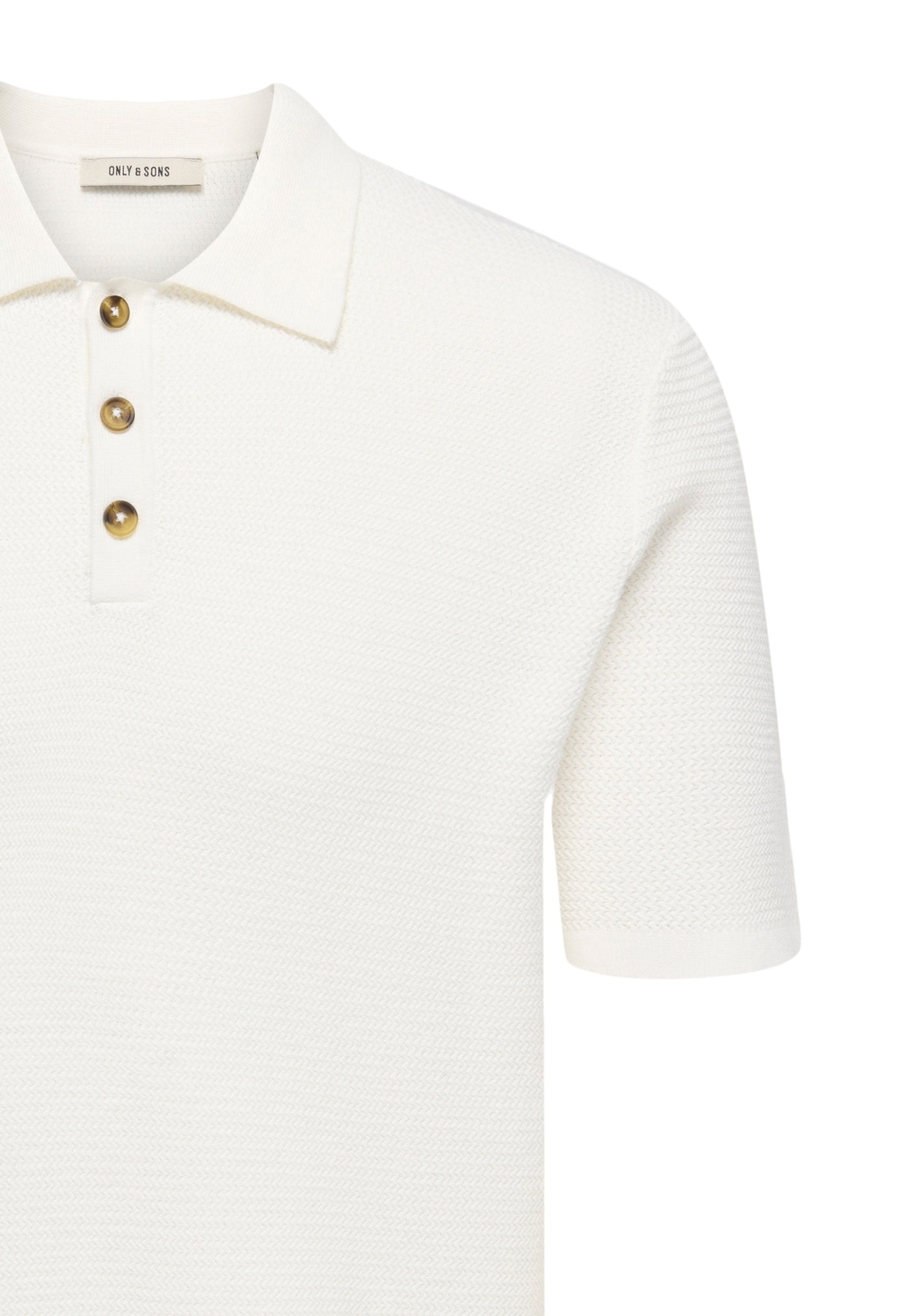 Only & Sons Eric Kurzarmshirt mit Polokragen gestrickt