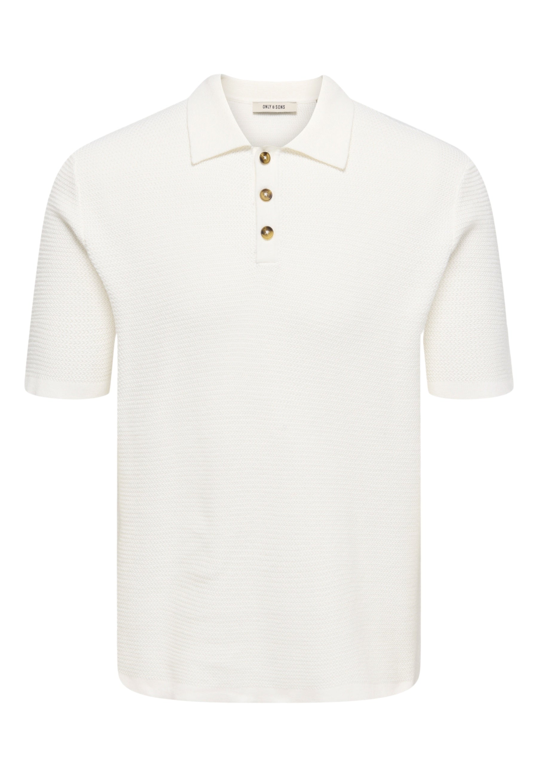 Only & Sons Eric Kurzarmshirt mit Polokragen gestrickt