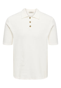 Only & Sons Eric Kurzarmshirt mit Polokragen gestrickt