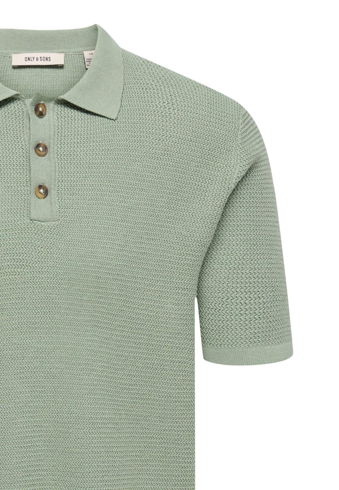 Only & Sons Eric Kurzarmshirt mit Polokragen gestrickt