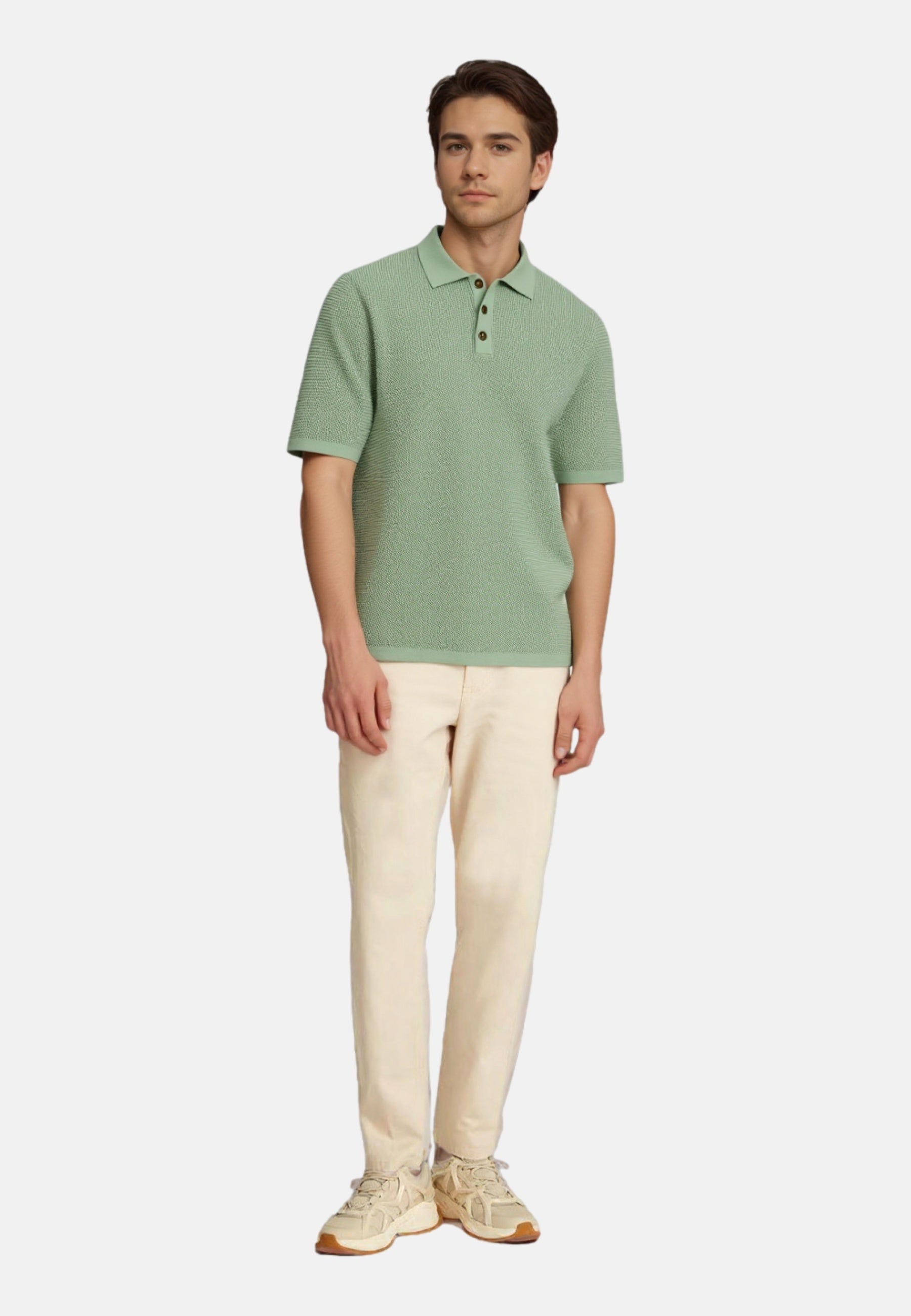 Only & Sons Eric Kurzarmshirt mit Polokragen gestrickt