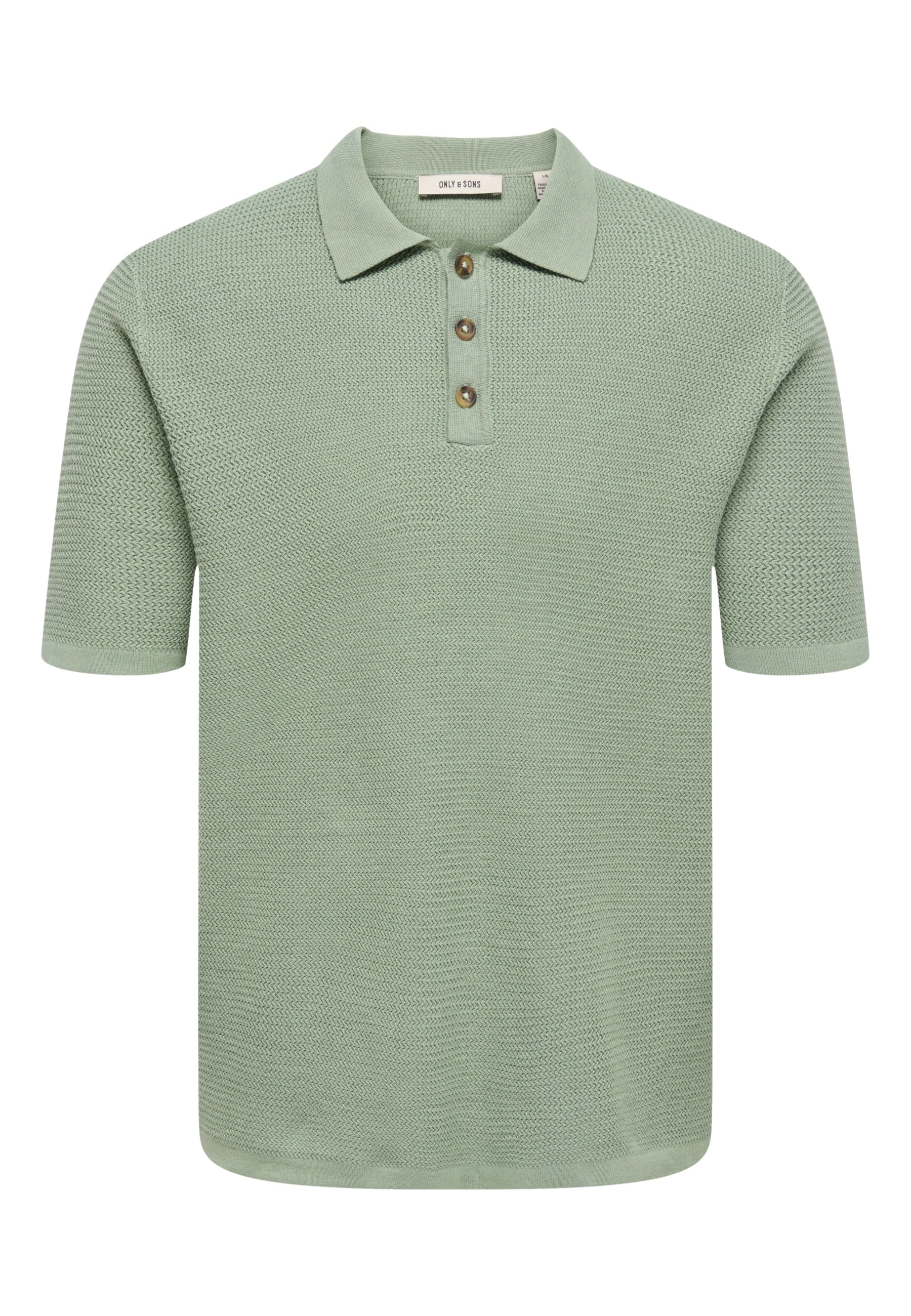 Only & Sons Eric Kurzarmshirt mit Polokragen gestrickt