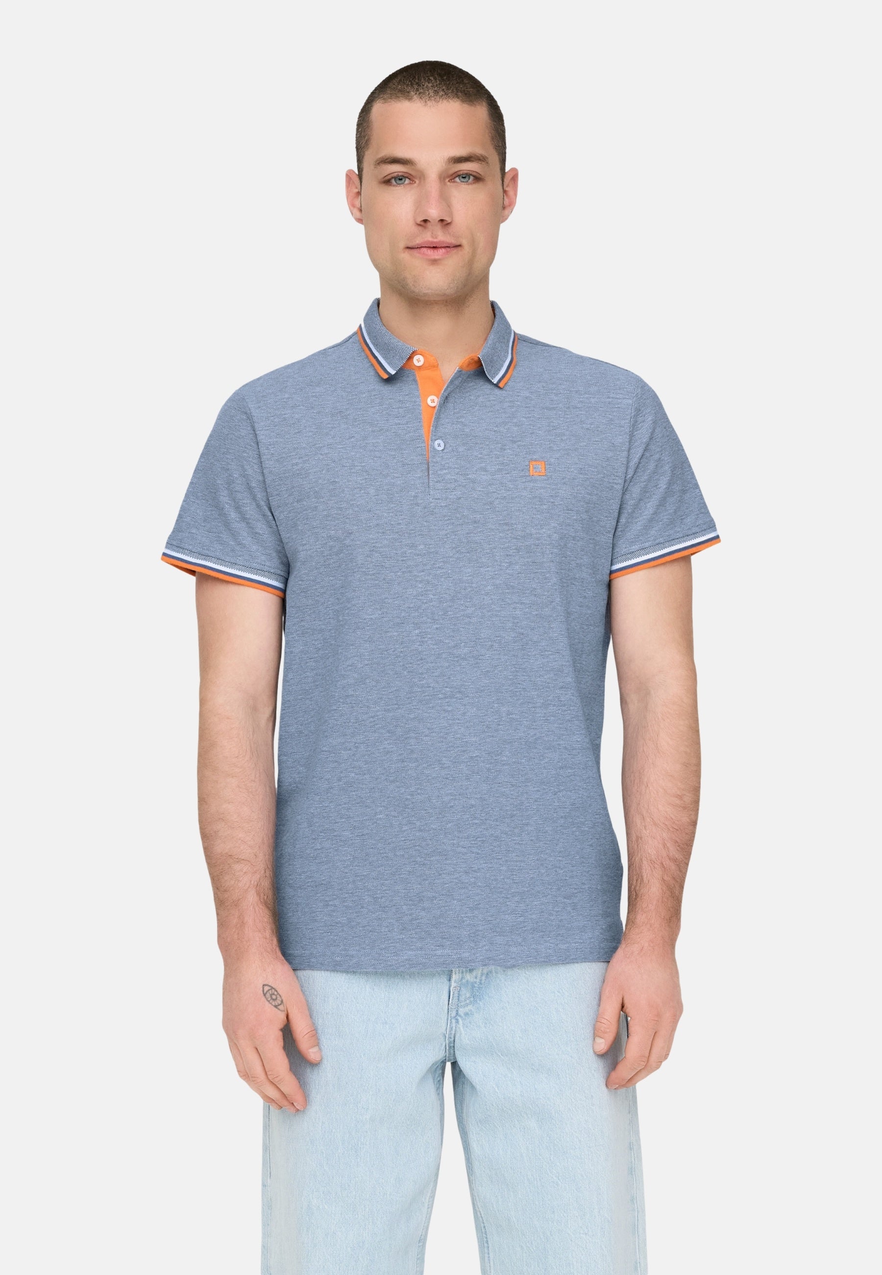 Only & Sons Fletcher Kurzarmshirt mit Polokragen