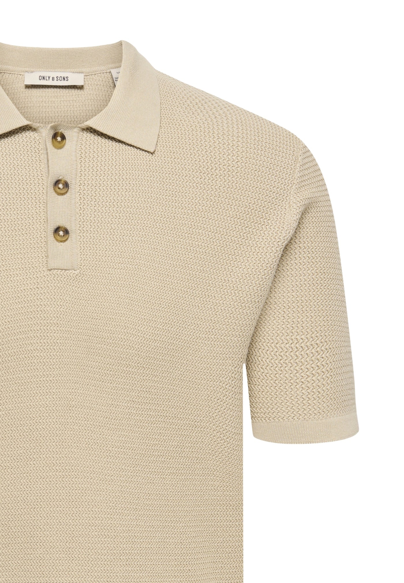 Only & Sons Eric Kurzarmshirt mit Polokragen gestrickt