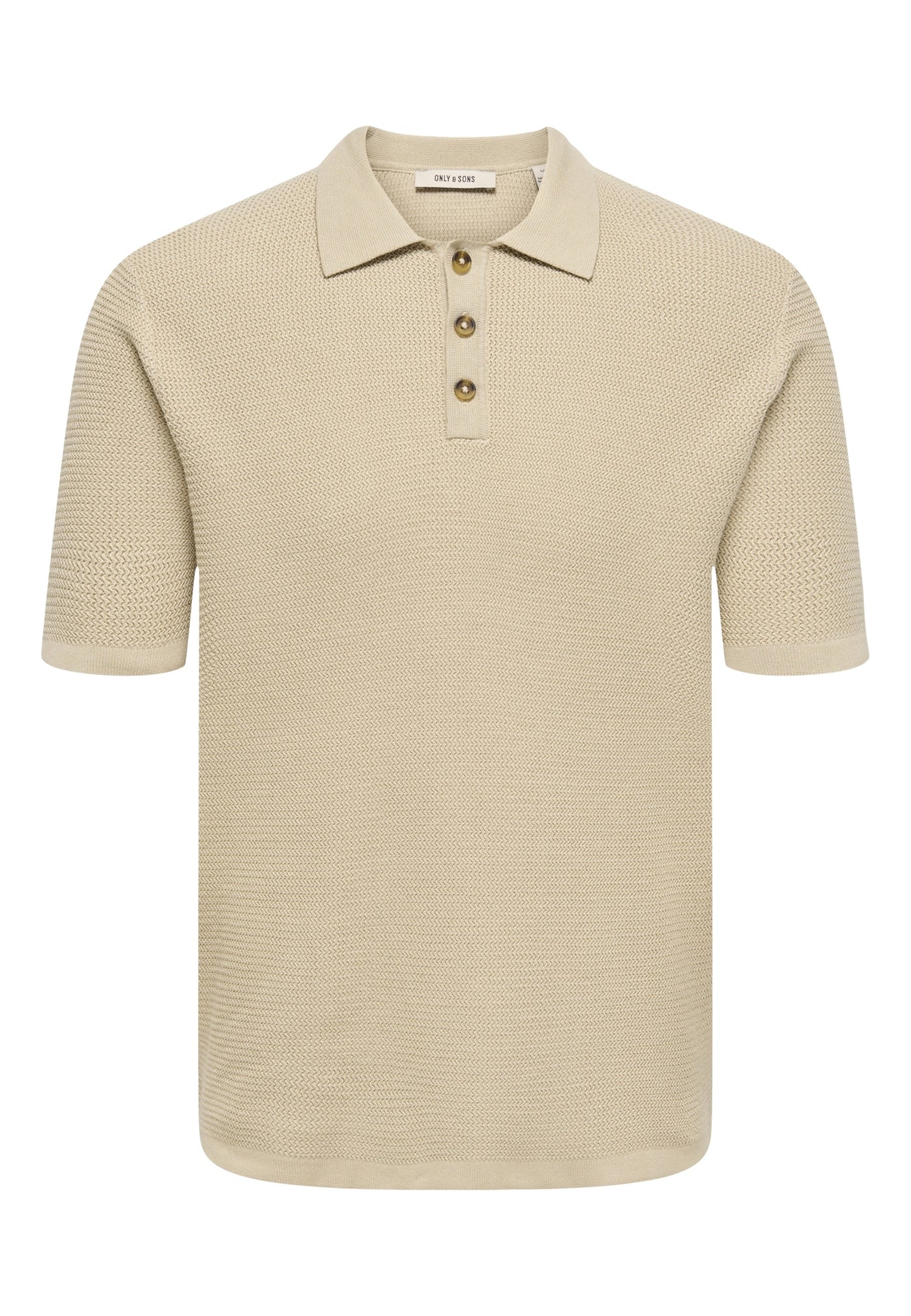 Only & Sons Eric Kurzarmshirt mit Polokragen gestrickt