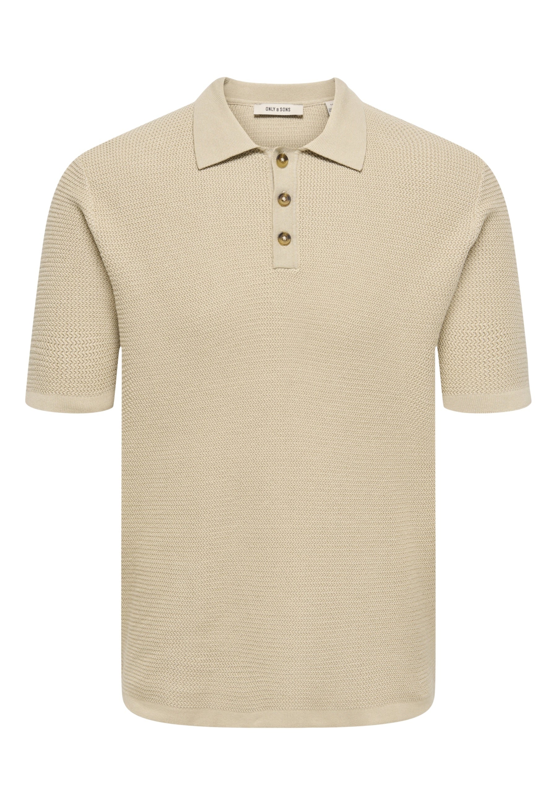 Only & Sons Eric Kurzarmshirt mit Polokragen gestrickt