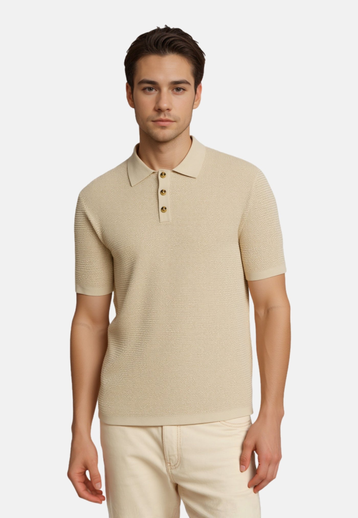 Only & Sons Eric Kurzarmshirt mit Polokragen gestrickt