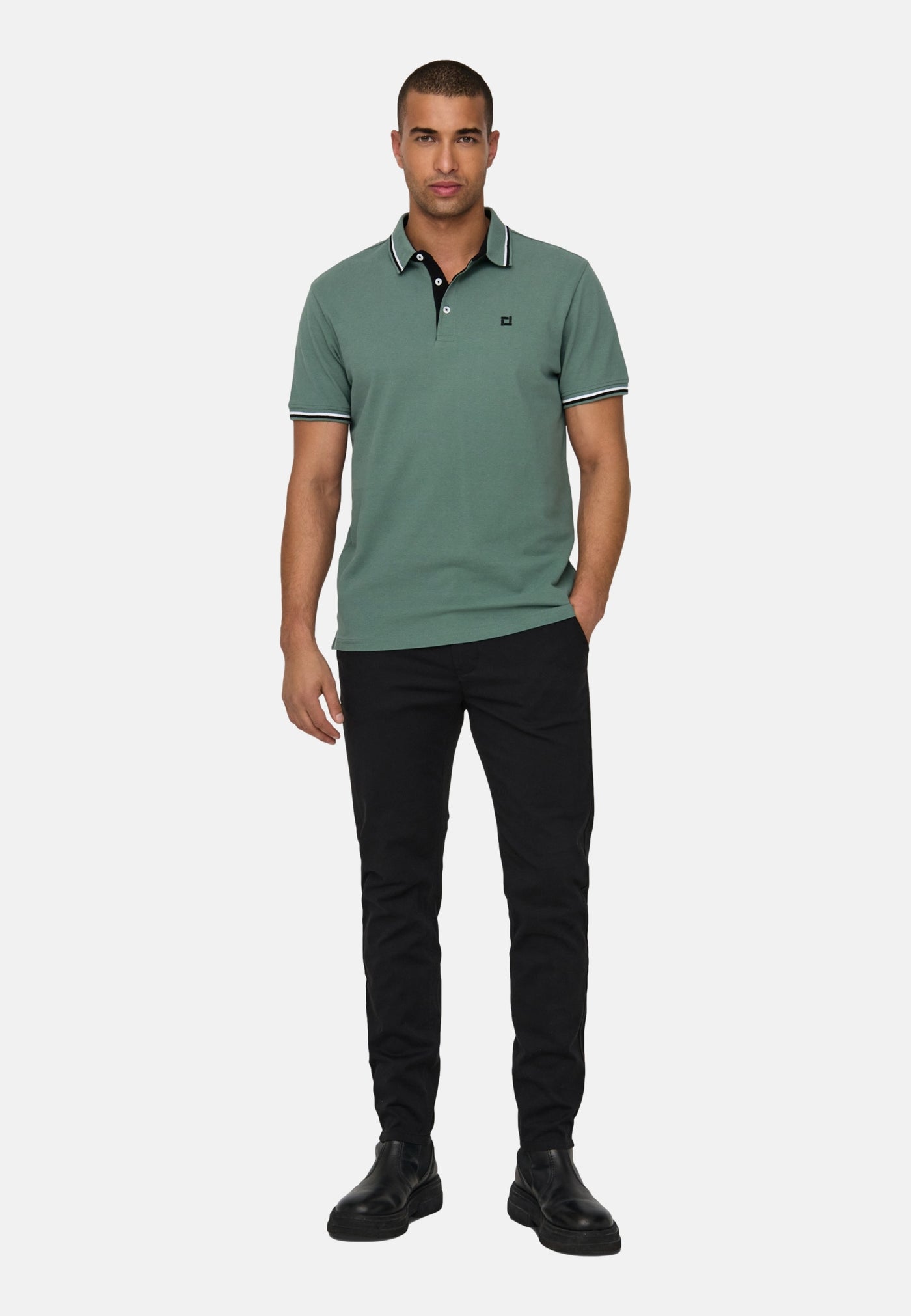 Only & Sons Fletcher Kurzarmshirt mit Polokragen