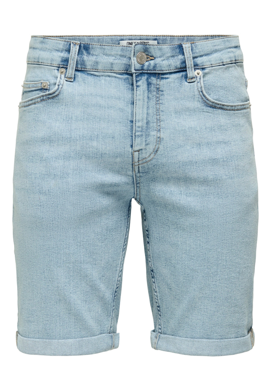 Only & Sons Ply LBD 6185 kurze Jeanshose