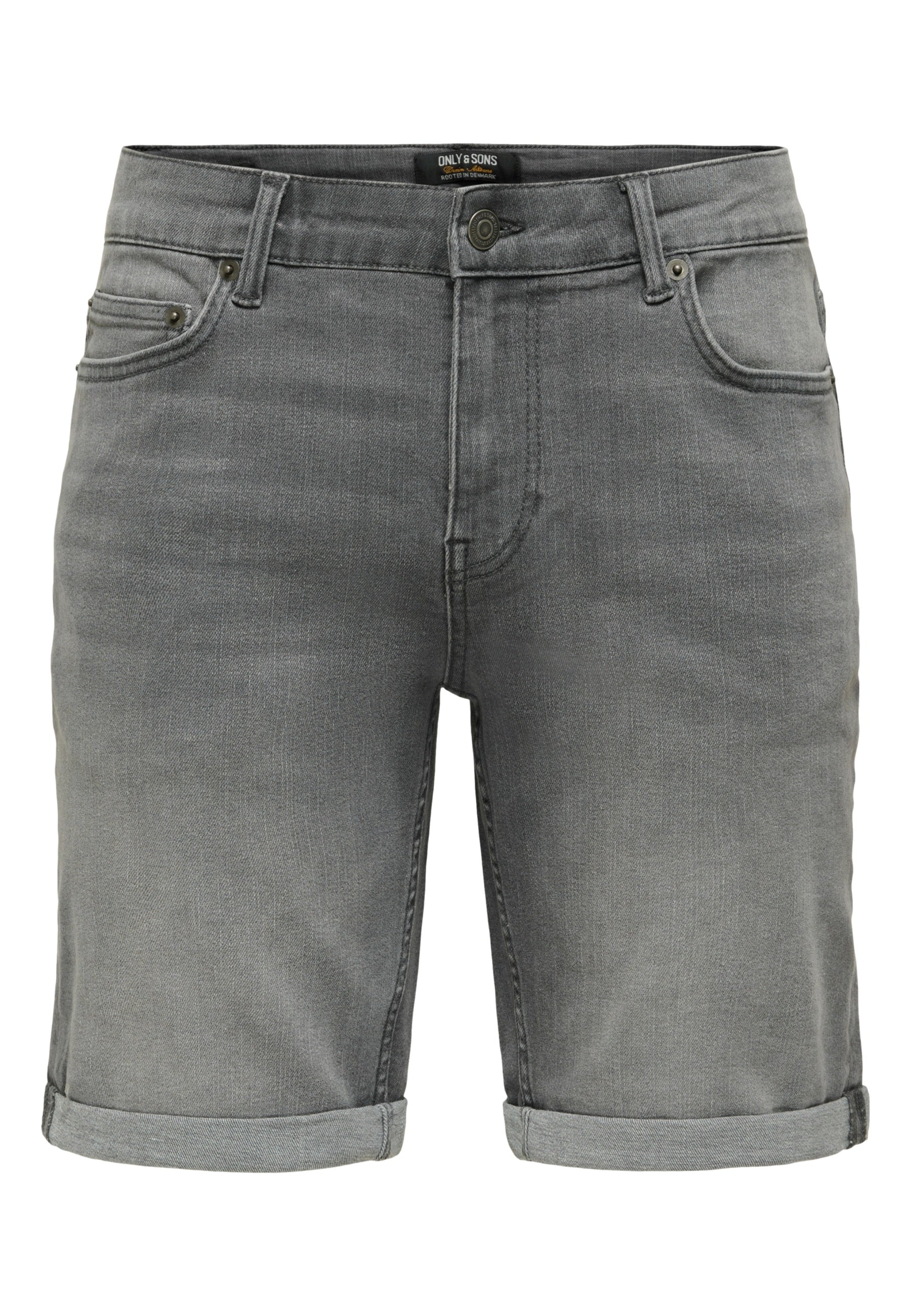 Only & Sons Ply GREY 6186 kurze Jeanshose