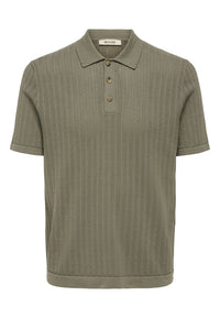 Only & Sons Moon Kurzarmshirt mit Polokragen