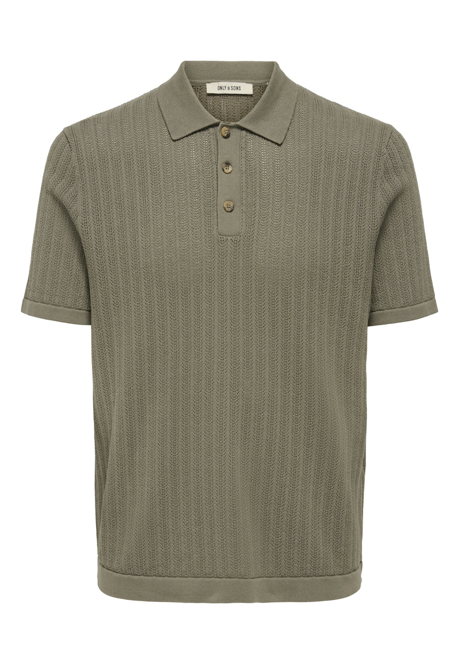 Only & Sons Moon Kurzarmshirt mit Polokragen