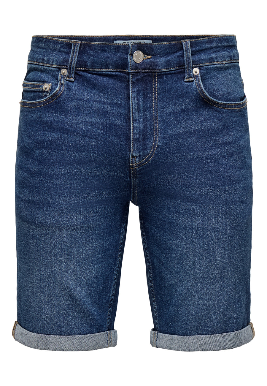 Only & Sons Ply DBD 6188 kurze Jeanshose