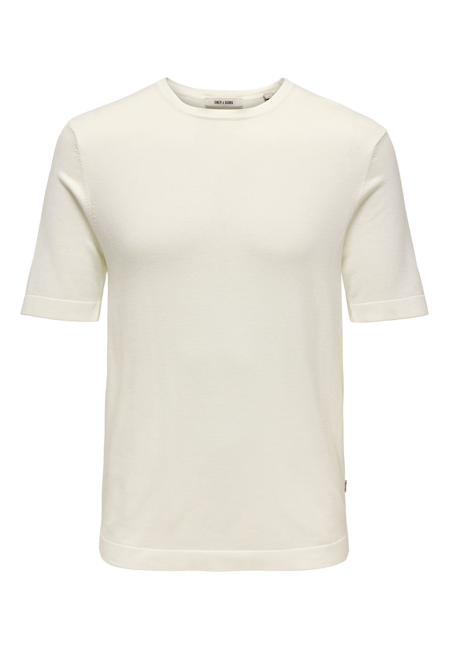 Only & Sons Wyler gestricktes Kurzarmshirt