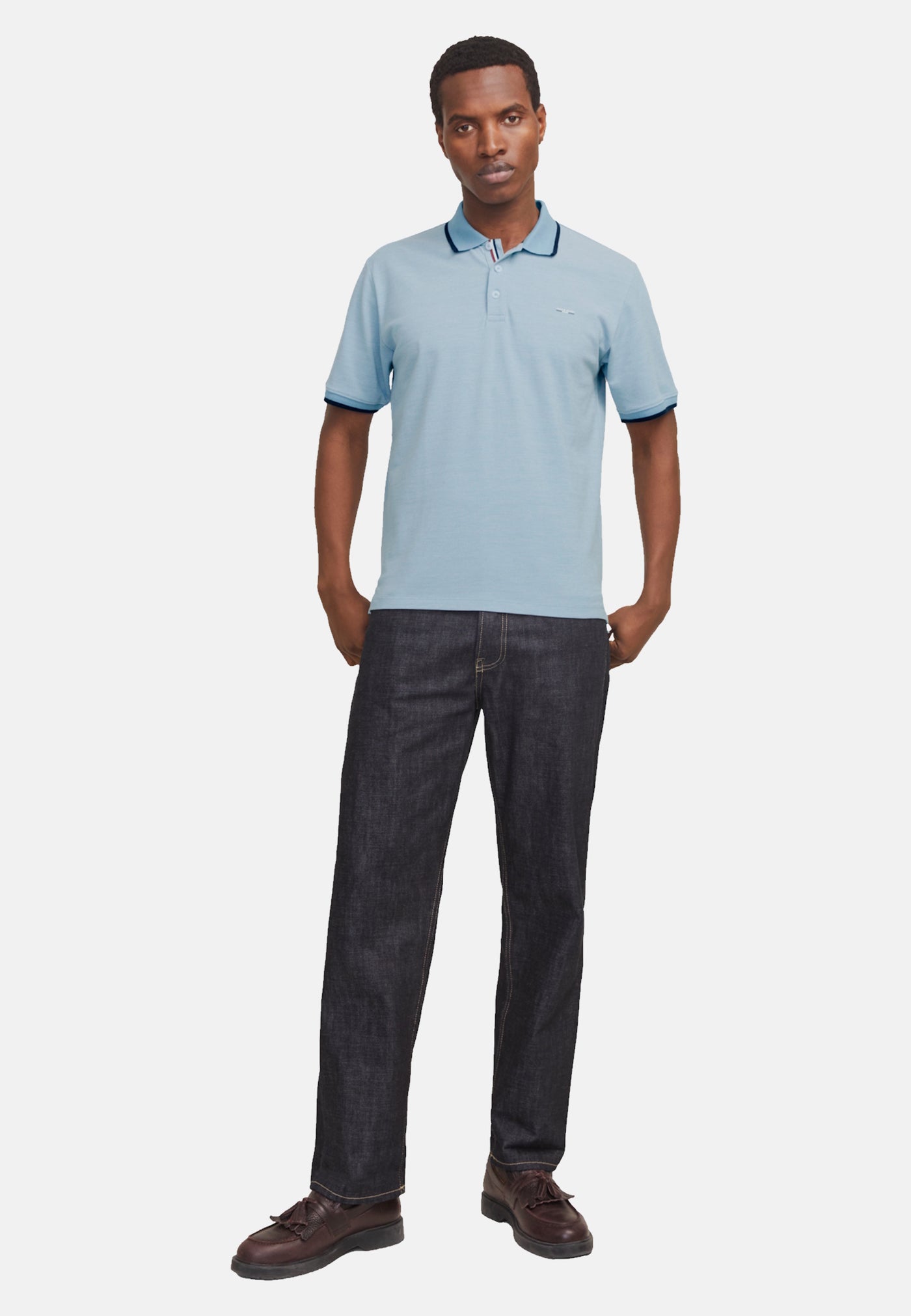 Jack & Jones ALVES Kurzarmshirt mit Polokragen