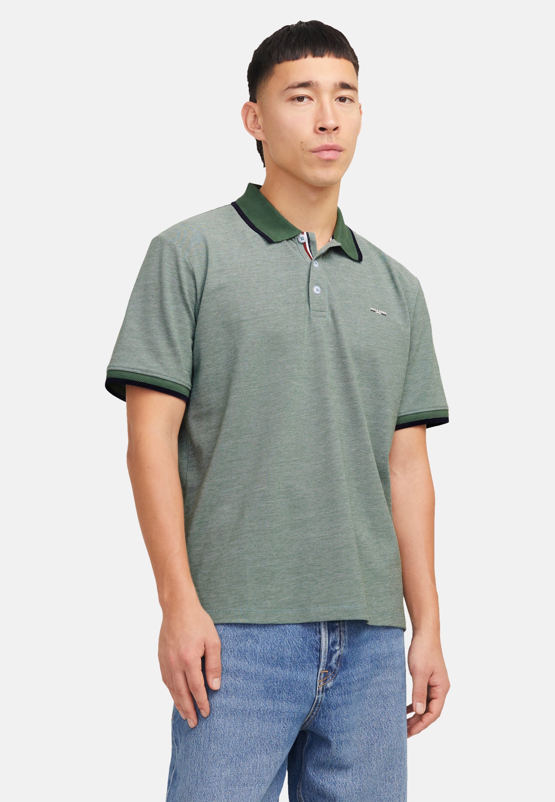 Jack & Jones ALVES Kurzarmshirt mit Polokragen
