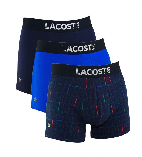 Lacoste 3er Pack Trunk Shorts 169570 901 navy, blue HW19-LC1