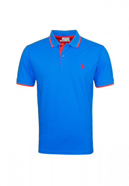 U.S. Polo Assn. Poloshirt Fashion Polo Shortsleeve Royal / Blau