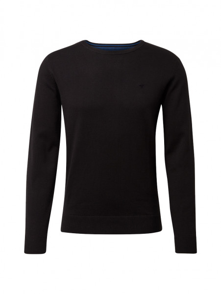 Pullover Rundhals Pullover Sweater Crew-Neck 1012819 29999 black