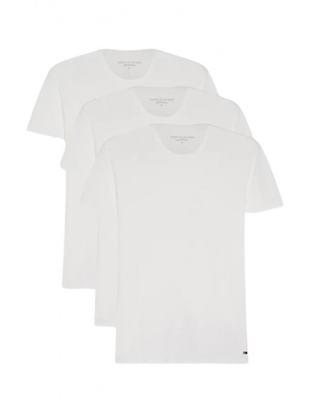 Tommy Hilfiger Premium Essential Stretch-T-Shirts Rundhals weiss
