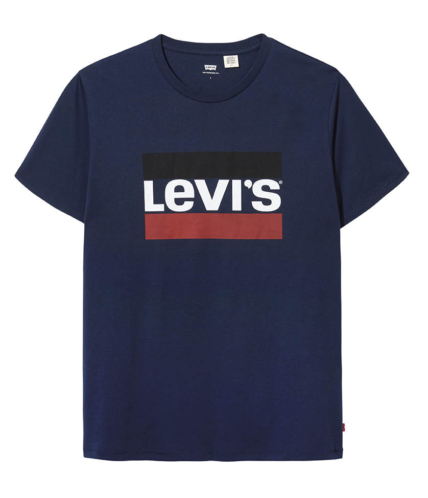 LEVIS Shirts Rundhals T-Shirt 39636-0003 navy W18-LVT1