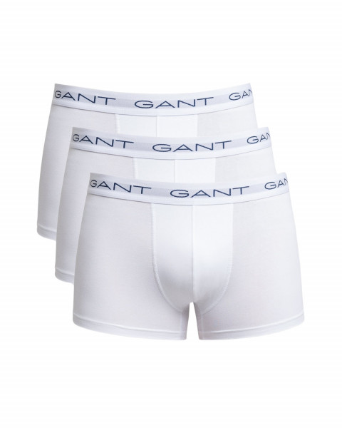 Gant Boxershorts im 3er-Pack mit Logobund und elastischem Taillenband weiss