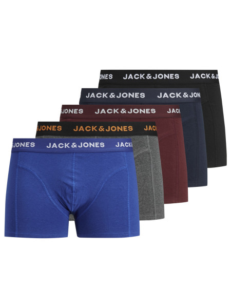 Jack&Jones Trunks 5 Pack Unterhosen Shorts JACBLACK FRIDAY mehrfarbig, farbiger Gummibund