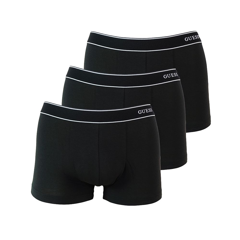 GUESS 3er Pack Shorts Unterhosen Trunks schwarz Noir Jet Black UPPM17JEL13 996