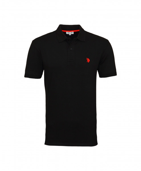 U.S. Polo Assn. Poloshirt BASIC Polohemd Shirt schwarz