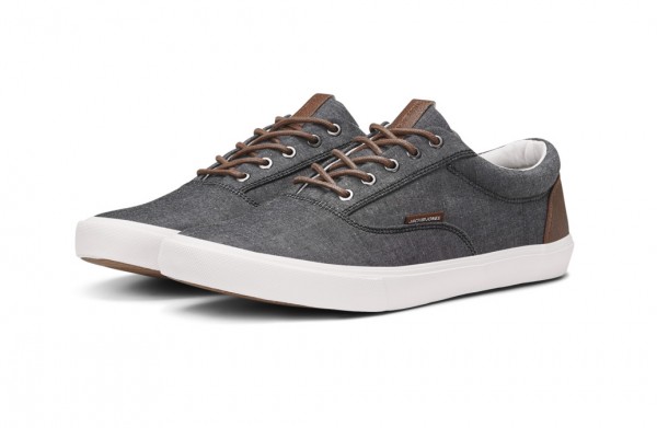 Jack&Jones Sneakers JFWVISION CLASSIC CHAMBRAY 12150497 ANTHRACIT