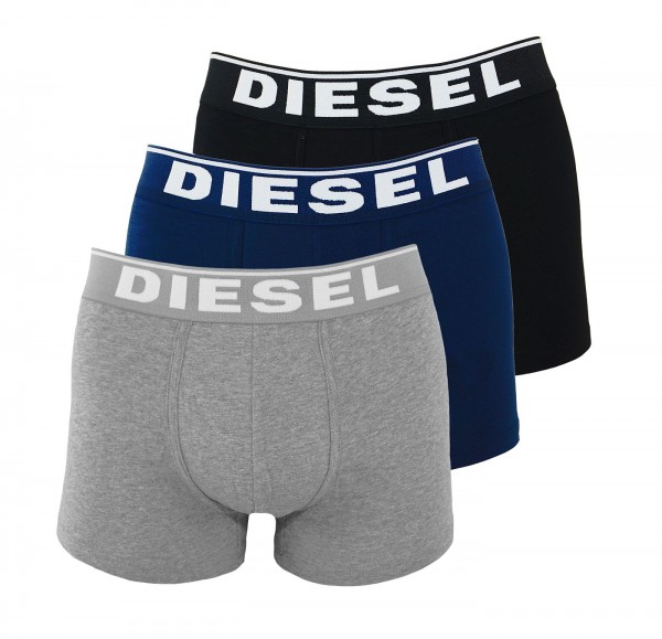 Diesel 3er Pack Boxer DAMIEN OJKKB E4125 schwarz, blau, grau SS19-DB2