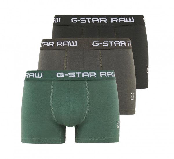 G-Star Trunks Shorts im 3er Pack Classic Jersey Stretch grün