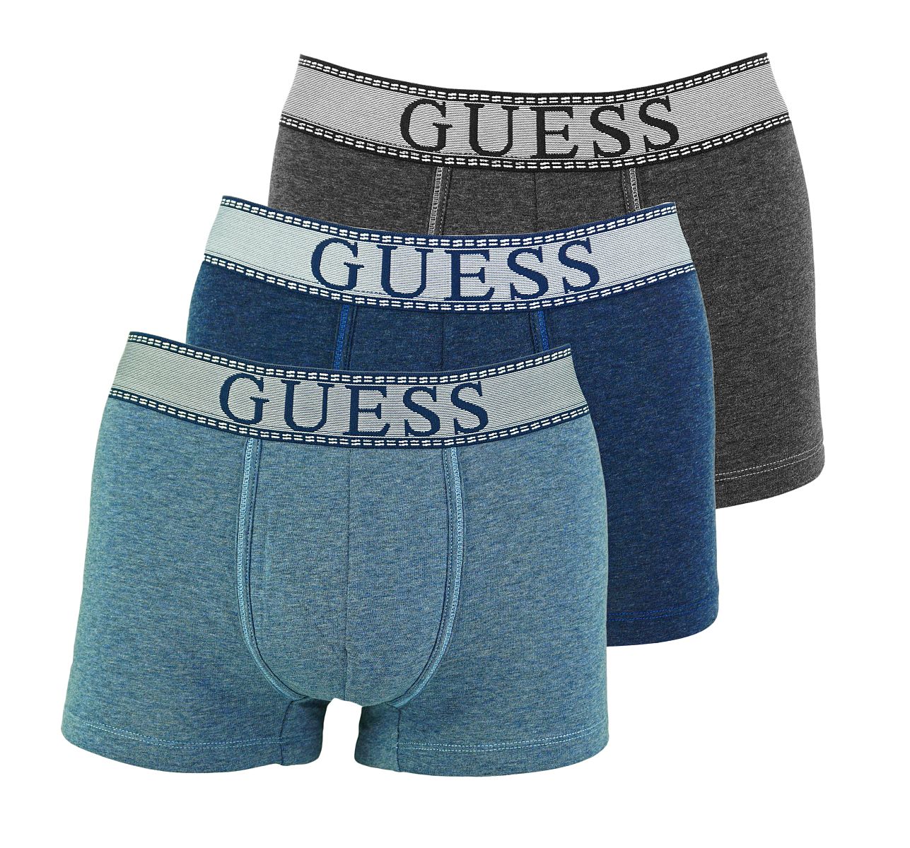 GUESS 3er Pack Boxer Trunks Shorts U77G06JR015 L727 HW17-GSP1